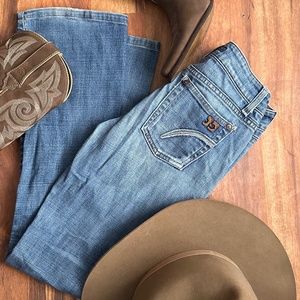 Joe’s Honey Bootcut Distressed Cowgirl Rodeo Jeans